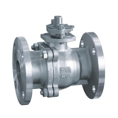 China ANSI 300LB Flanged Stainless Steel CF8M Float Ball Valves for sale