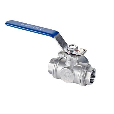 China CF8M Ball Valve Cf8m 1000 Wog Ball Valve For Irrigation Three Way Ball Valve zu verkaufen