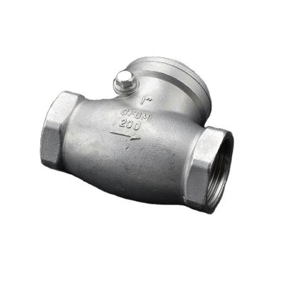 Китай 200psi 3/4 Inch Flap Female Threaded Swing Check Valve Swing Type Check Valve продается