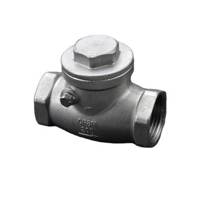 China Thread Non-Return 200WOG SS Swing Type Check Valve Swing Type Check Valve for sale