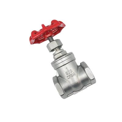 China Stainless Steel 304 Non-Rising Stem Threaded Gate Valve (200PSI) for sale