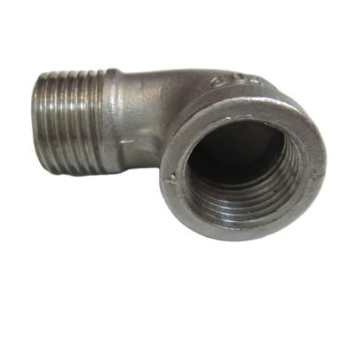 China Ss Stainless Steel 90 Degree Bsp Threaded Pipe Fittings 150lb for sale