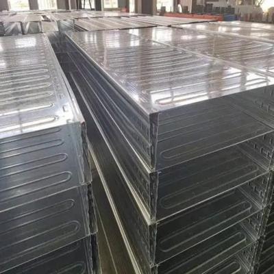 China Silver 200kg/m Metal Cable Tray Fire Resistance Cable Support Systems for sale