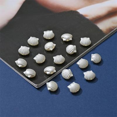 China Modern Beige White Kawaii Simulation Pearl Shell ABS Charm DIY Findings Jewelry Craft Decoration Accessories Making Kit Tools for sale