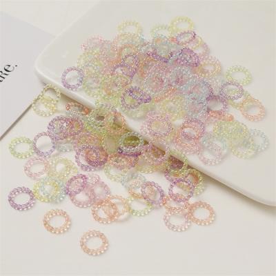 China Modern Wholesale 12mm best selling circle ab color Diy acrylic jewelry accessories for necklace bracelet for sale