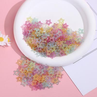 China 12mm New Design Modern Acrylic Beads Diy Handmade Craft Star Beads For DIY Jewelry Making Charms for sale