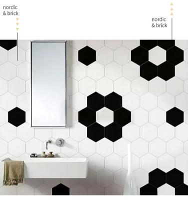 China New Rustic Modern Bathroom Kitchen Wall Tiles Hexagon 200X230mm Non-slip Ceramic Tiles Tiles for sale