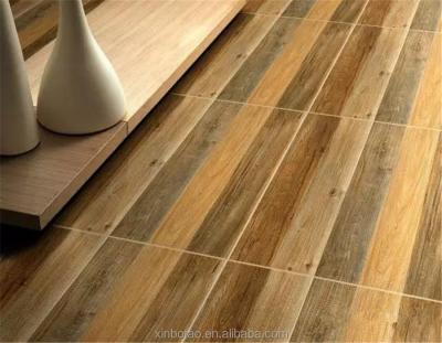 China Rustic Tiles 3D Glazed Floor Tile 60x60 Porcelain Tile Wood Look for sale