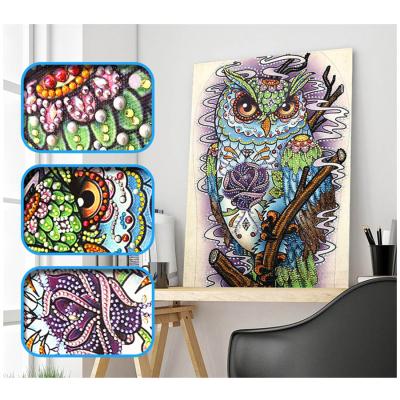 China Modern DIY Diamond Painting custom made owl DIY Crystal Diamond 5d adult special shape for sale