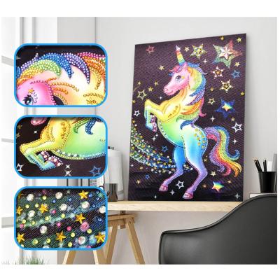 China Modern special adult Diamond Painting of DIY Crystal Diamond 5d unicorn shape for sale