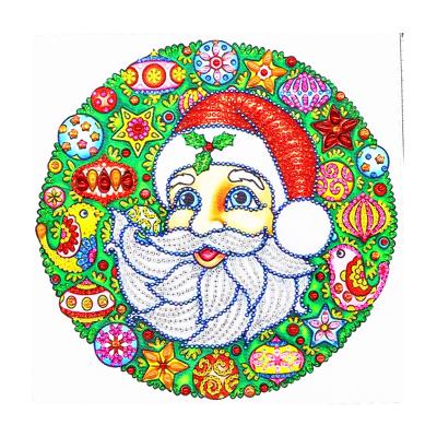 China Wholesale Modern Diamond Painting Santa 5D Crystal Diamond Painting DIY Special Shape Diamond Painting for sale