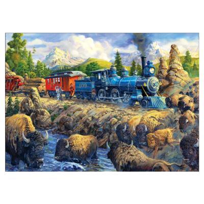 China Cartoon Modern Train Home Decoration Custom Cross Stitch DIY Diamond Painting 5D Diamond Painting for sale