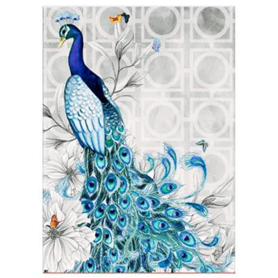 China Modern Home Custom Diamond Painting Decoration Animal Painting Is Part Peacock Canvas DIY 5D Diamond Painting for sale