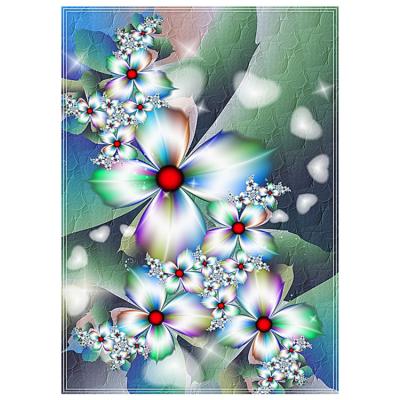 China DIY 5D Decoration Painting Abstract Art Flower Painting Canvas Modern Home Diamond Painting for sale