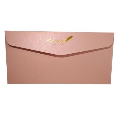 China Simple Type Business Envelope Custom Envelope Printing Colorful Wedding Pearl Paper Envelope for sale