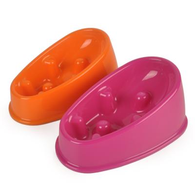 China JY300wholesale viable pets feeder bowl dog food bowl Anti-clogged prevent clogged slow pet bowl for sale