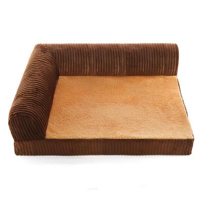 China Corduroy GW-3 Removable Warm Style Dog Kennel Fall And Winter Style Beds for sale