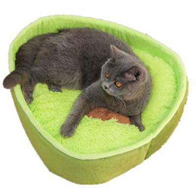 China Cat Bed Accessories Kitted Pet Supplies Viable Cartoon Cactus Small Mat Warm Cat House Sleeping Bag Nest Cushion Kennel zss354 for sale