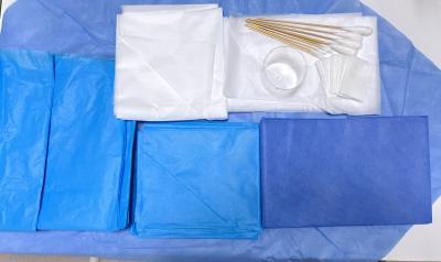 China Allgemeine Einweg-Ohr-Draper-Packung für chirurgische Operationen Nonwoven ISO13485 PE Film zu verkaufen