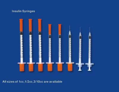 China Einzelne Spritze MOQ 100 der medizinischer Grad-Wegwerfinsulin-Spritzen-12mm des Gebrauchs-29G zu verkaufen