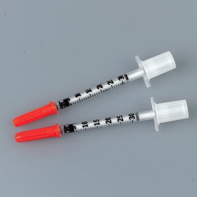 中国 OEM 単品注射注射器 インスリン 1ml 医療用紙箱 販売のため