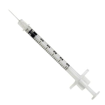 Cina 3-Piece Disposable Insulin Injection Syringes For U-100 With Integrated Needle in vendita