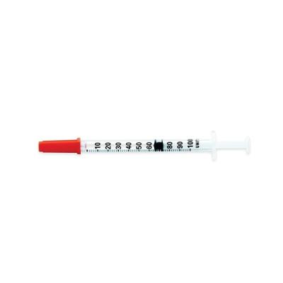 Cina 12mm Disposable Insulin Injection Syringe Transparent Non Reusable  For Medical Use in vendita