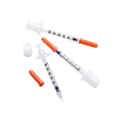 Cina 30G Disposable Injection Insulin Syringe For Clinic Use With EO Gas Sterilization in vendita