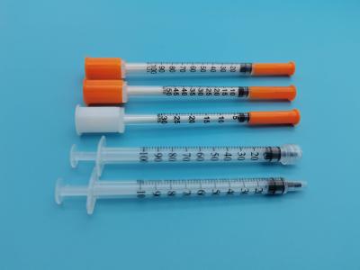 China OEM Medical Disposable Injection Insulin Syringes 29 Gauge 1cc zu verkaufen