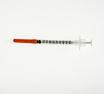 China 0.5ml Medical Disposable Injection Insulin Syringe MOQ 100 Transparent For Hospital Use zu verkaufen