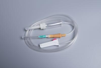 中国 CE ISO Approved Disposable Infusion Set Transparent Without Airvent 販売のため