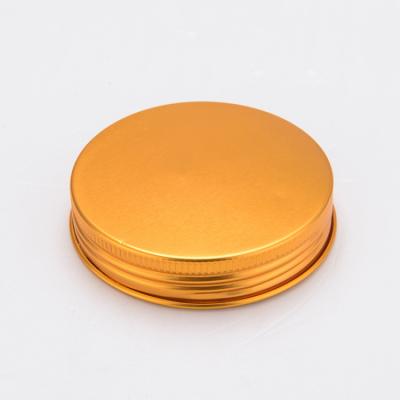 China Non Spill Bright Gold Aluminum Cap Lid for sale