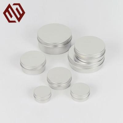 China Cosmetic package ready to ship 10ml 15ml 30ml 60ml 100ml 150g wholesale luxury gold tin can aluminum jars for cream lip balm for sale