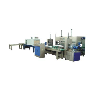 China Automatic Textiles SUNTECH Auto Roll Fabric Wrapping Packing Machine for sale