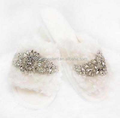 China Hen Weekend Gift Wedding Party Anti-slip Slipper for Bride for sale