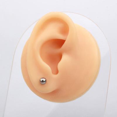 China Titanium Korean Personality Stud Steel Ball Factory Fashion Simple Diy Earrings Wholesale FASHIONABLE Earrings for sale