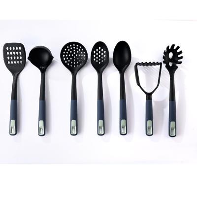 China Wholesale7 Piece Disposable Kitchen Nonstick Nylon Utensil Set Cookware Utensil Set for sale