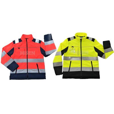 China Water Render Hi Strength Safety Waterproof Breathable Reflective Clothing, Mens Safety Custom Safety Heavy Duty Black Blue Red Reflective Jacket for sale