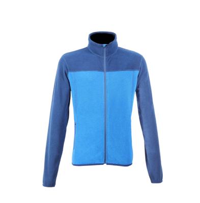 China 100% Polyester Mens Full Zipper With Collar Long Sleeves Middle Layer jkt for sale