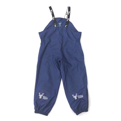 China High Capacity Rain Coat Custom Printed Rubber Children Singlet Waterproof Clothes Kids Rain Pants Overall for sale