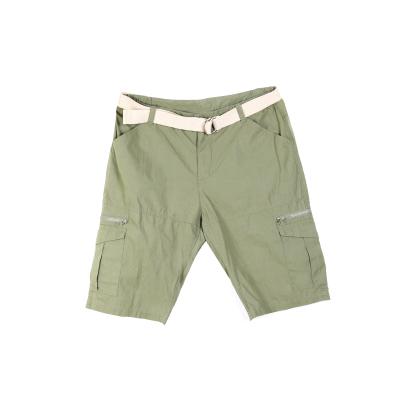 China Breathable 100%cotton woven shorts with waistband and pockets for sale