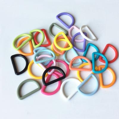 China Wholesale Plastic KAM 20MM D Plastic Ring Buckle Semi-Round Adjustable Buckle For Strap 19 Colors In Stock for sale