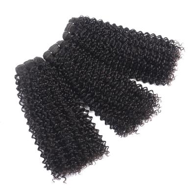 China Pulled Indian Remy Kinky Curly Human Hair Double Curly Loose Loop Hair Weave Extension,Buy Bulk Hair Weave For Sale In Zambia for sale