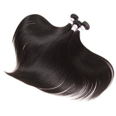 China Cuticle Aligned Brazilian Human Hair Silky Straight Silky Straight 100% Virgin Hair Extensions For Woman for sale