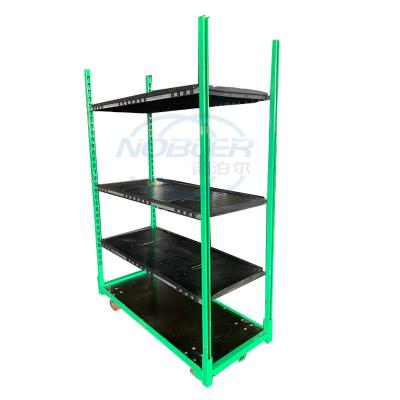 Cina 125mm Danish Utility Trolley / Trolley Shelves dalla Danimarca con lucidatura elettrolitica in vendita