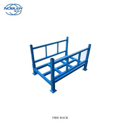 China 3000kg/Level Capacity Detachable Metal 4 Tire Storage Rack System For Forklift en venta