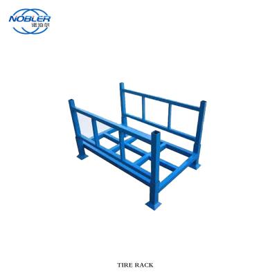 China Heavy Duty Stacking Detachable Metal Tirerack For Warehouse Solid Rack Tire zu verkaufen