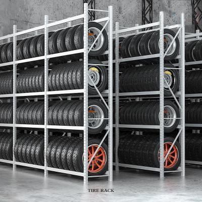 China Warehouse Tyre Racking Tire Rack For Storage Collapsible zu verkaufen