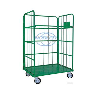 China Warehouse Storage Cage, Butterfly Cage Tire Frame With Caster zu verkaufen