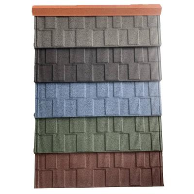 China Modern Jinda 50 Years Warranty Sand Coated Classic Roof Tile Metal Steel Roofing Shingles for sale